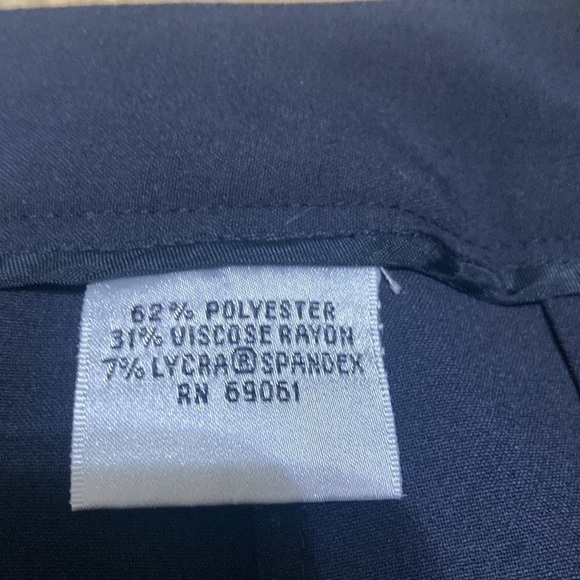 Talbots stretch dresd pants size 8 black - Picture 3 of 7